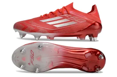 Adidas F50 Elite SG - Red/Fiery Red/Metallic Silver