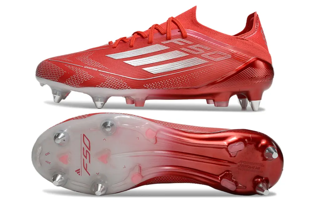 Adidas F50 Elite SG - Red/Fiery Red/Metallic Silver
