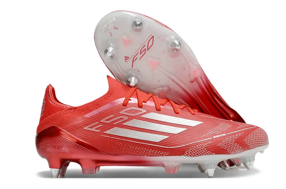 Adidas F50 Elite SG - Red/Fiery Red/Metallic Silver