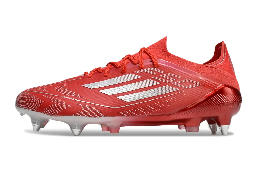 Adidas F50 Elite SG - Red/Fiery Red/Metallic Silver