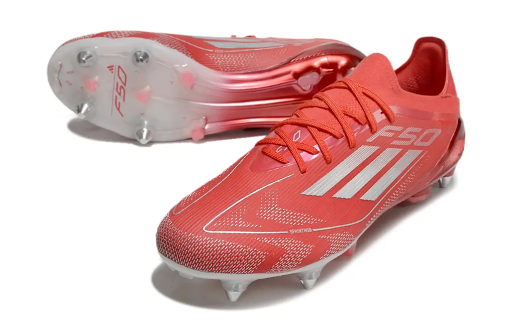 Adidas F50 Elite SG - Red/Fiery Red/Metallic Silver