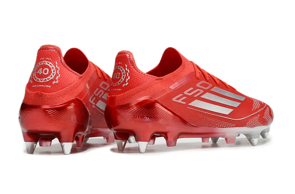 Adidas F50 Elite SG - Red/Fiery Red/Metallic Silver