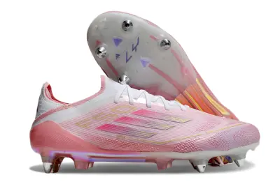 Lamine Yamal x Adidas F50 Elite 304 SG - Pink/Soft Blush/Shimmering Coral