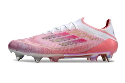 Lamine Yamal x Adidas F50 Elite 304 SG - Pink/Soft Blush/Shimmering Coral