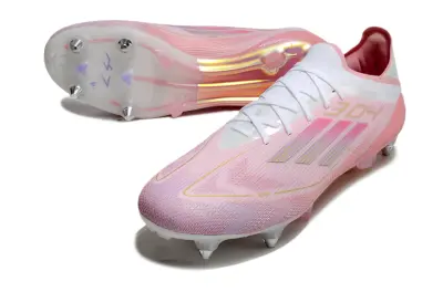 Lamine Yamal x Adidas F50 Elite 304 SG - Pink/Soft Blush/Shimmering Coral