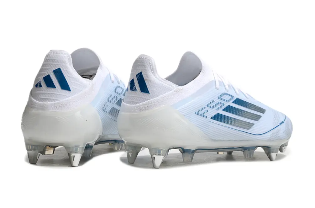 Adidas F50 Elite SG - White/Sky Blue/Metallic Silver