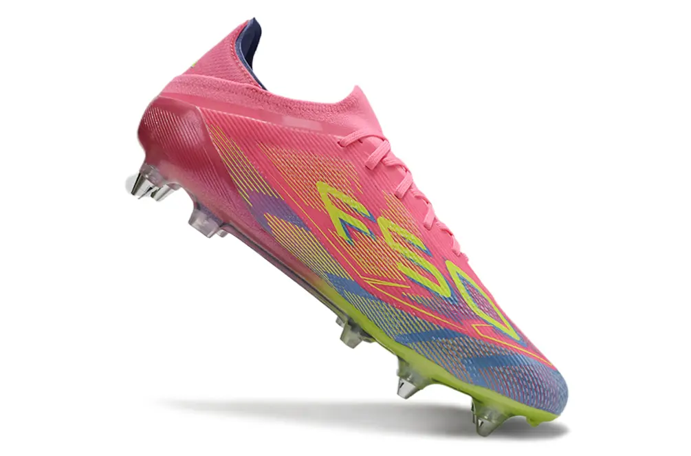 Adidas F50 Elite SG - Pink/Neon Pink/Lime Green