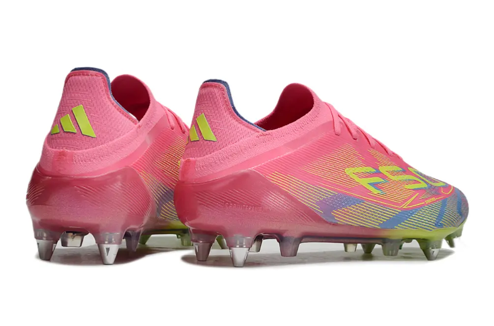 Adidas F50 Elite SG - Pink/Neon Pink/Lime Green
