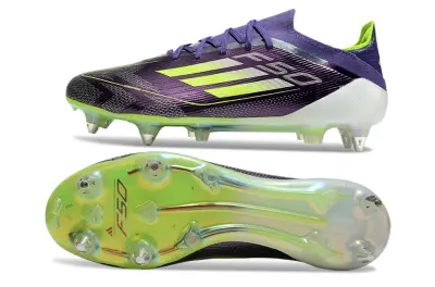 Adidas F50 Elite SG - Purple/Lime Green/Black