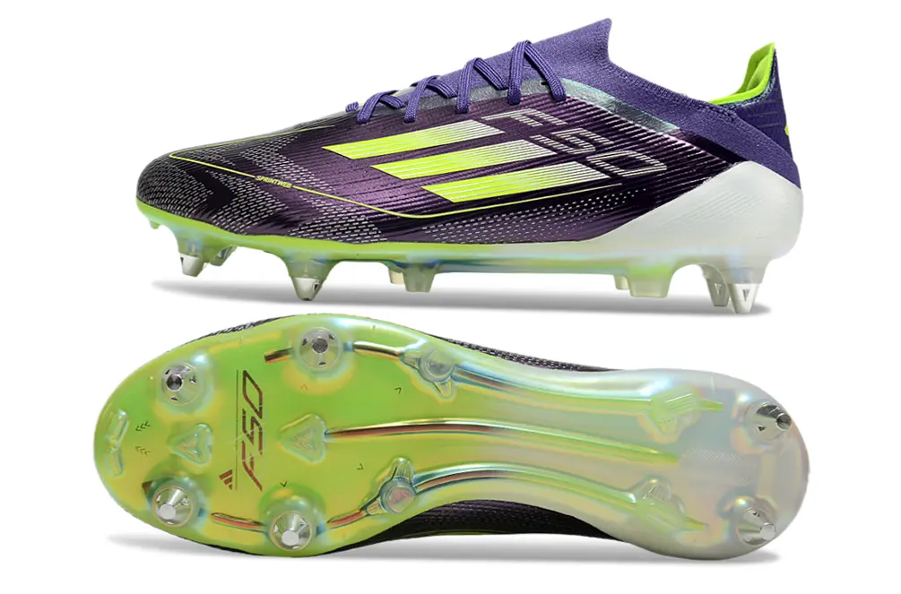 Adidas F50 Elite SG - Purple/Lime Green/Black