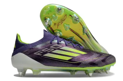 Adidas F50 Elite SG - Purple/Lime Green/Black