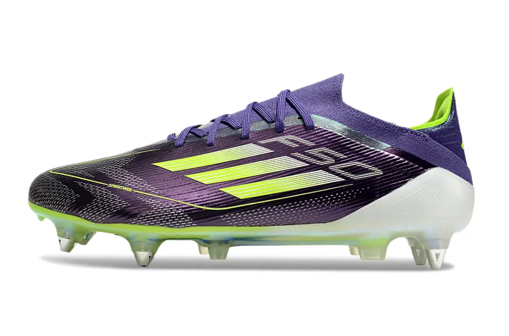 Adidas F50 Elite SG - Purple/Lime Green/Black