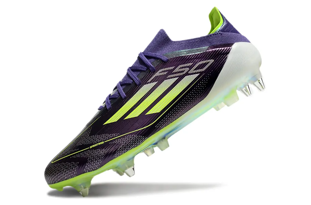 Adidas F50 Elite SG - Purple/Lime Green/Black