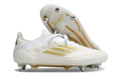 Adidas F50 Elite SG - White/Metallic Gold/Classic White