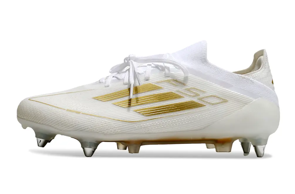 Adidas F50 Elite SG - White/Metallic Gold/Classic White