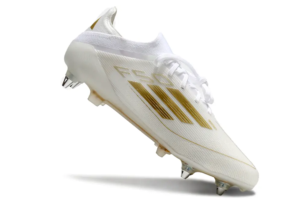 Adidas F50 Elite SG - White/Metallic Gold/Classic White