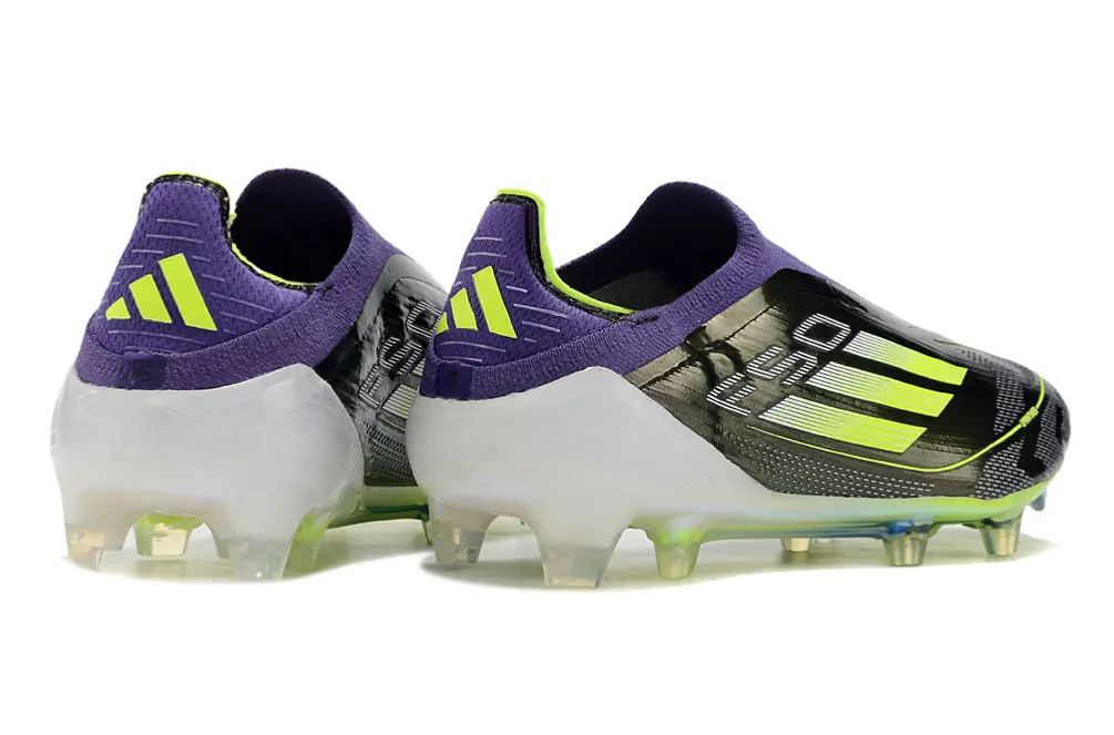 Adidas F50 Elite Laceless FG - Purple/Electric Green/Solar Yellow