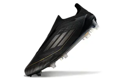 Adidas F50 Elite Laceless FG - Black/Metallic Gold/Transparent