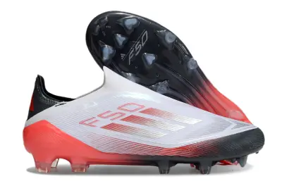 Adidas F50 Elite Laceless FG - White/Electric Red/Black