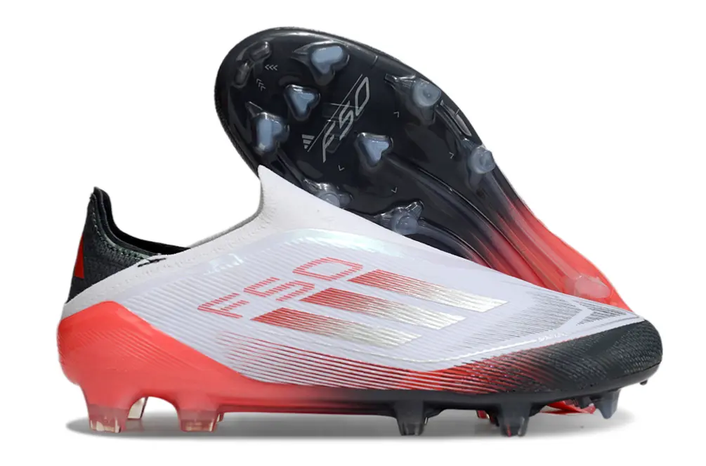 Adidas F50 Elite Laceless FG - White/Electric Red/Black