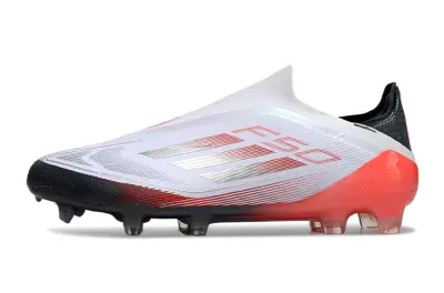 Adidas F50 Elite Laceless FG - White/Electric Red/Black
