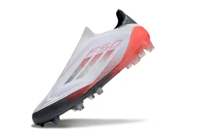 Adidas F50 Elite Laceless FG - White/Electric Red/Black