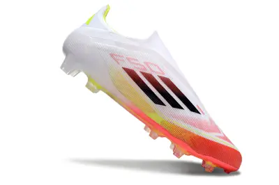 Adidas F50 Elite Laceless FG - White/Infrared/Neon Yellow