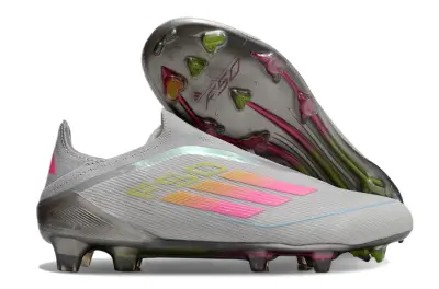 Adidas F50 Elite Laceless FG - Gray/Electric Pink/Neon Green