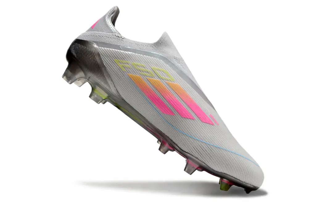 Adidas F50 Elite Laceless FG - Gray/Electric Pink/Neon Green