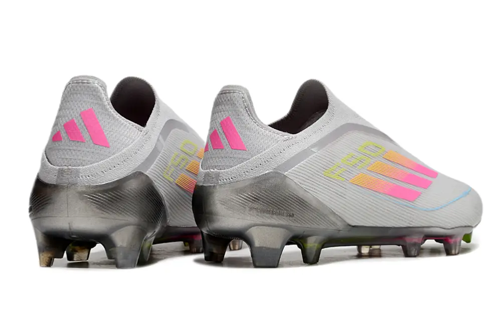 Adidas F50 Elite Laceless FG - Gray/Electric Pink/Neon Green