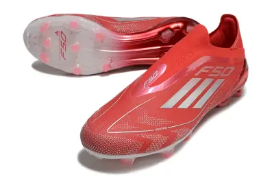 Adidas F50 Elite Laceless FG - Red/Scarlet Blaze/Crimson Glow