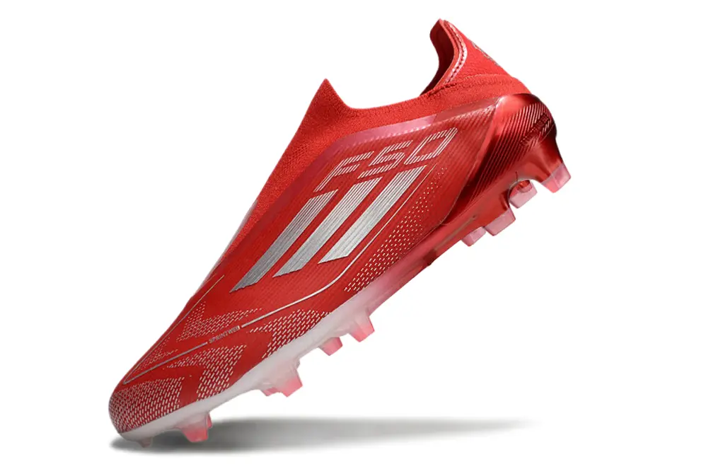 Adidas F50 Elite Laceless FG - Red/Scarlet Blaze/Crimson Glow