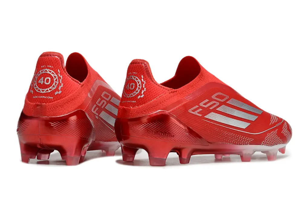 Adidas F50 Elite Laceless FG - Red/Scarlet Blaze/Crimson Glow