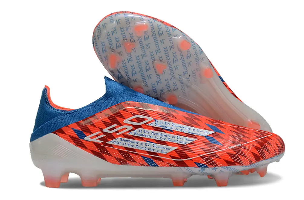Thomas Müller x Adidas F50 Elite Laceless FG - Red/Electric Blue/Safety Orange