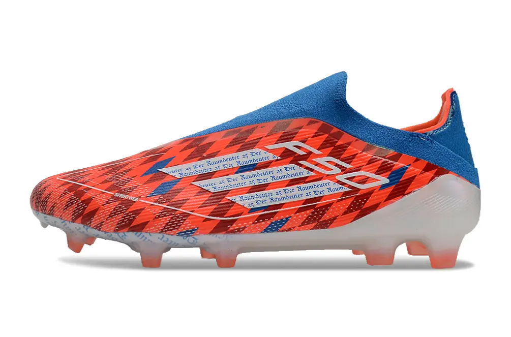 Thomas Müller x Adidas F50 Elite Laceless FG - Red/Electric Blue/Safety Orange