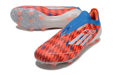 Thomas Müller x Adidas F50 Elite Laceless FG - Red/Electric Blue/Safety Orange