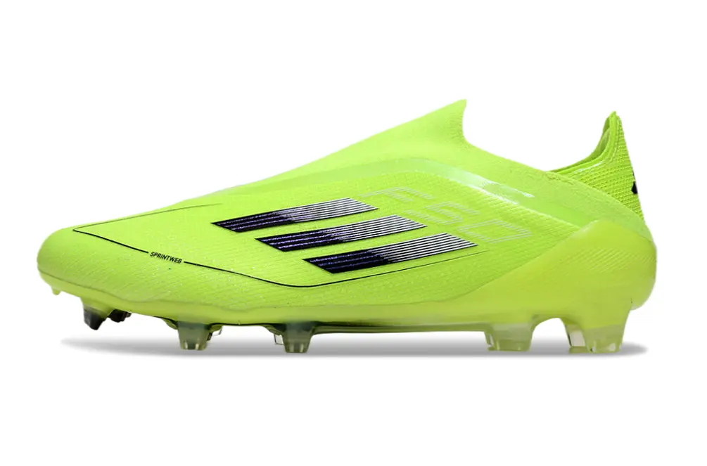Adidas F50 Elite Laceless FG - Lime/Vibrant Lime/Black