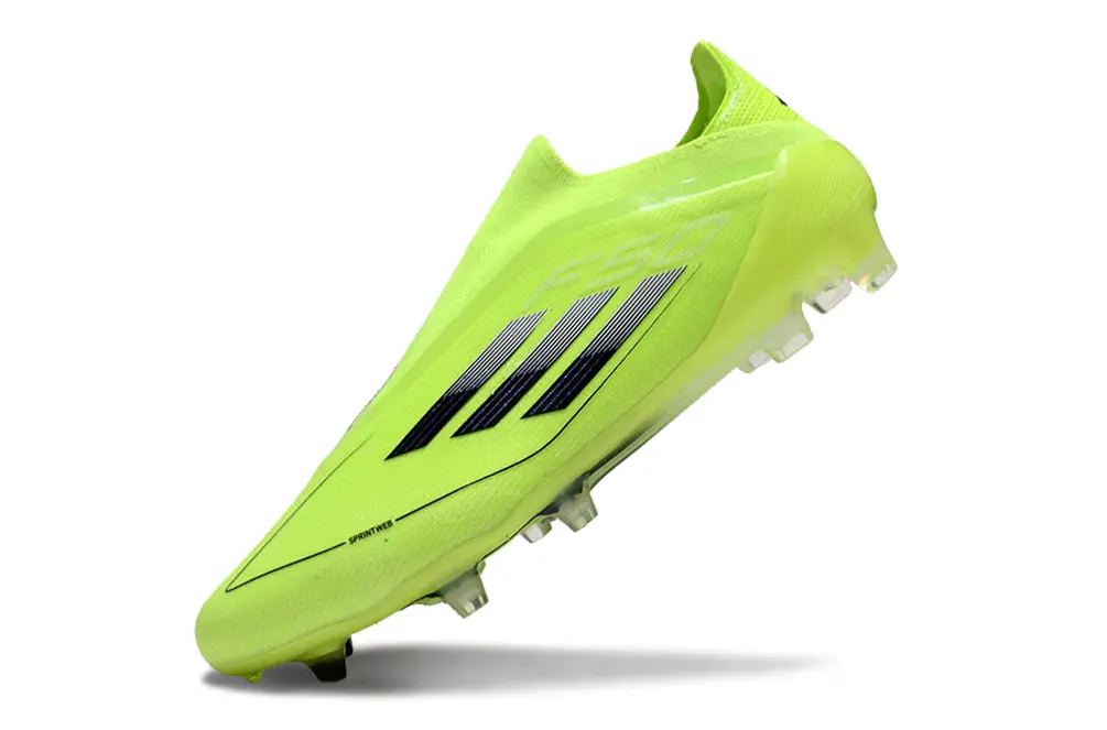 Adidas F50 Elite Laceless FG - Lime/Vibrant Lime/Black