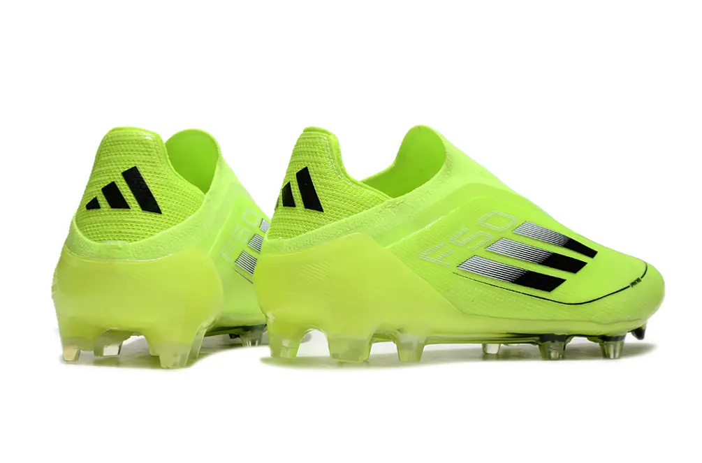 Adidas F50 Elite Laceless FG - Lime/Vibrant Lime/Black