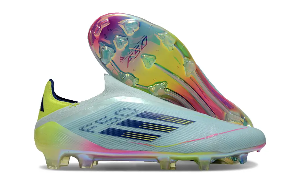 Adidas F50 Elite Laceless FG - Aqua/Neon Yellow/Fantasy Pink