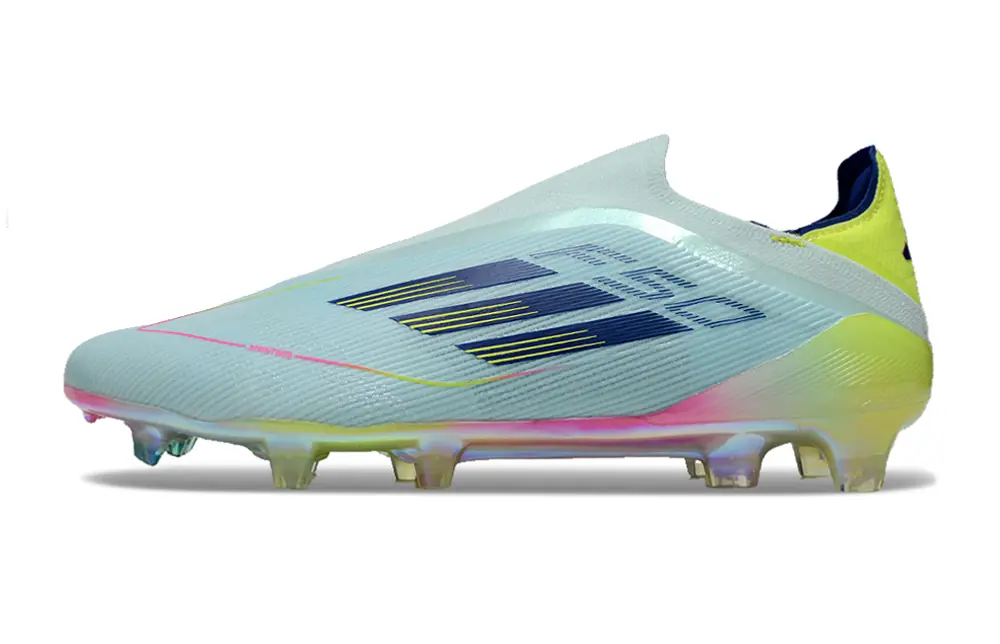 Adidas F50 Elite Laceless FG - Aqua/Neon Yellow/Fantasy Pink