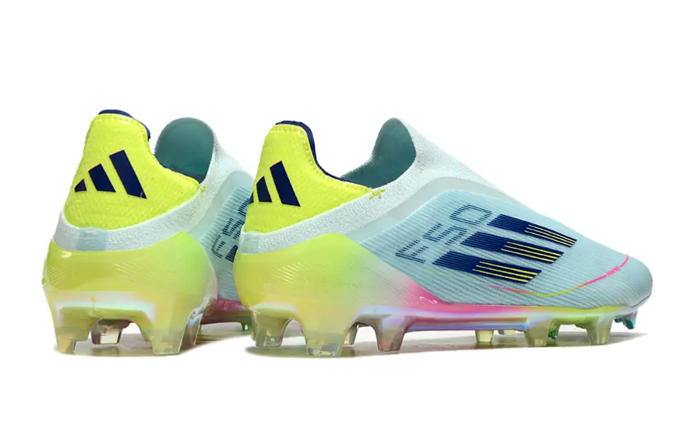 Adidas F50 Elite Laceless FG - Aqua/Neon Yellow/Fantasy Pink