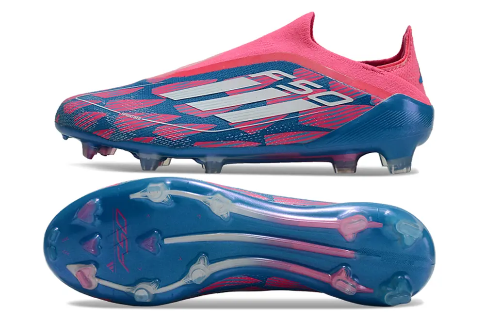 Adidas F50 Elite Laceless FG - Pink/Electric Pink/Deep Blue