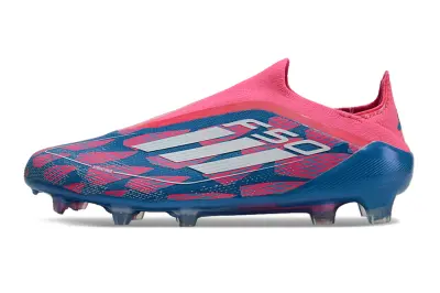 Adidas F50 Elite Laceless FG - Pink/Electric Pink/Deep Blue