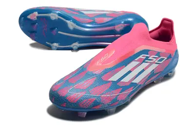 Adidas F50 Elite Laceless FG - Pink/Electric Pink/Deep Blue