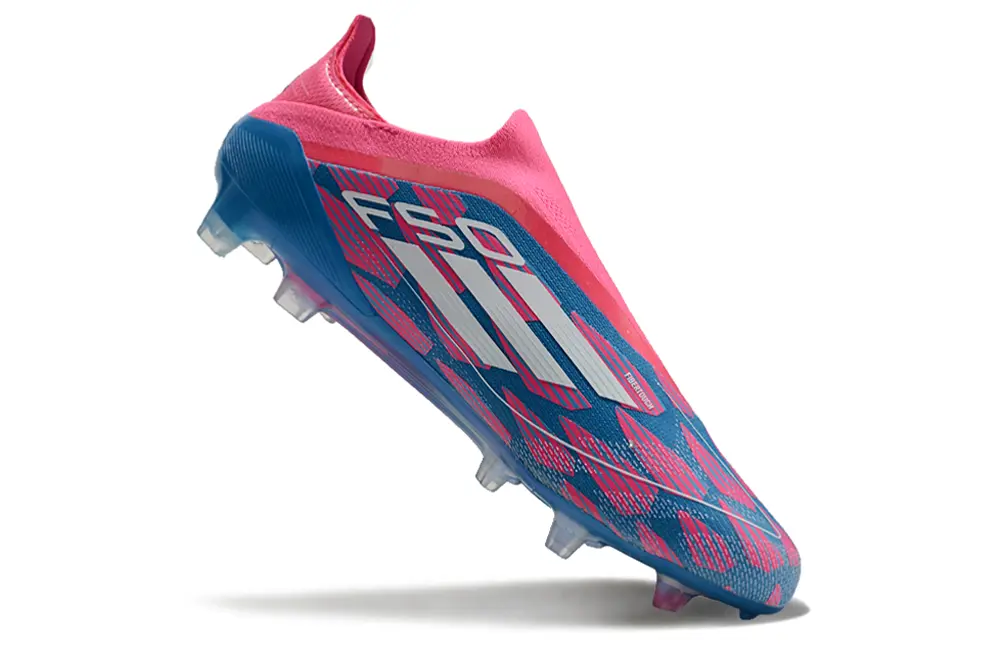 Adidas F50 Elite Laceless FG - Pink/Electric Pink/Deep Blue