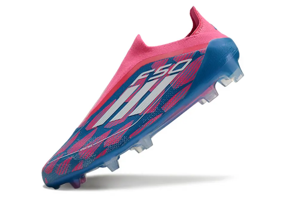 Adidas F50 Elite Laceless FG - Pink/Electric Pink/Deep Blue