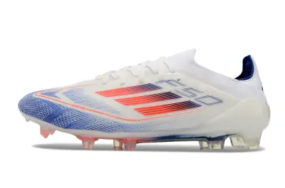 Adidas F50 Elite FG - White/Electric Blue/Sunset Orange