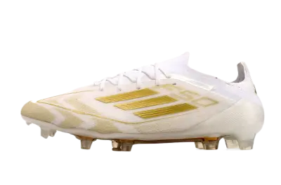 Adidas F50 Elite FG - White/Golden Metallic/Crisp White