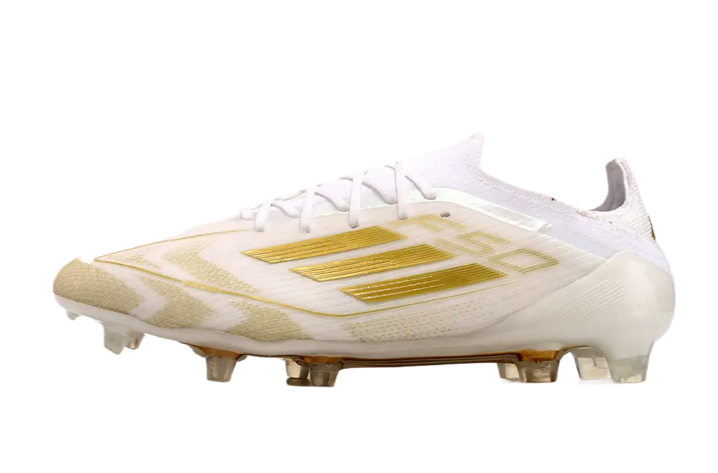 Adidas F50 Elite FG - White/Golden Metallic/Crisp White